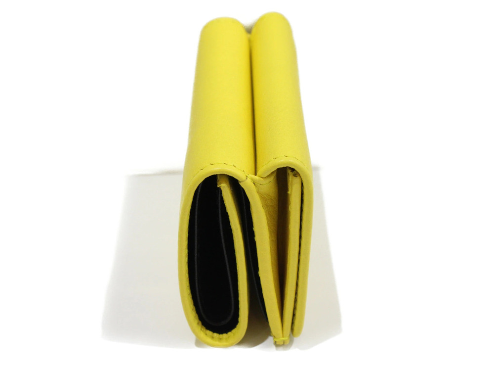 Balenciaga Yellow Everyday Wallet Yellow
